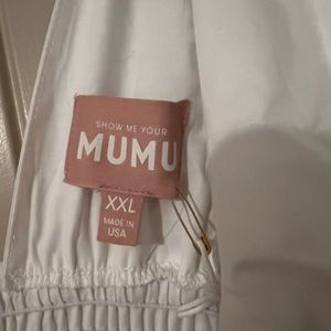 Show me your MUMU • white dress • size XXL